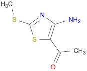 1-[4-AMINO-2-(METHYLSULFANYL)-1,3-THIAZOL-5-YL]ETHANONE