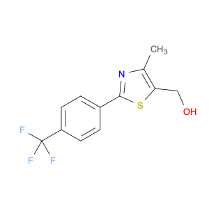 (4-METHYL-2-[4-(TRIFLUOROMETHYL)PHENYL]-1,3-THIAZOL-5-YL)METHANOL