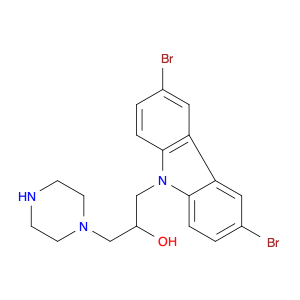 3,6-DIBROMO-α-(1-PIPERAZINYLMETHYL)-9H-CARBAZOLE-9-ETHANOL DIHYDROCHLORIDE