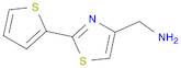 [2-(2-THIENYL)-1,3-THIAZOL-4-YL]METHYLAMINE