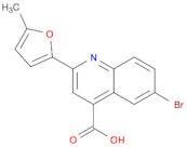 6-Bromo-2-(5-methyl-2-furyl)quinoline-4-carboxylic acid