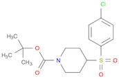 4-(4-CHLORO-BENZENESULFONYL)-PIPERIDINE-1-CARBOXYLIC ACID TERT-BUTYL ESTER