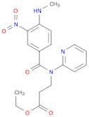 ETHYL N-[4-(METHYLAMINO)-3-NITROBENZOYL]-N-PYRIDIN-2-YL-SS-ALANINATE