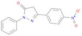 3-(4-NITROPHENYL)-1-PHENYL-2-PYRAZOLIN-5-ONE