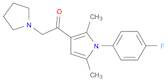 1-[1-(4-Fluorophenyl)-2,5-dimethyl-1H-pyrrol-3-yl]-2-(1-pyrrolidinyl)ethanone