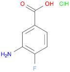 3-AMINO-4-FLUOROBENZOIC ACID HYDROCHLORIDE