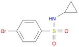 4-BROMO-N-CYCLOPROPYLBENZENESULPHONAMIDE