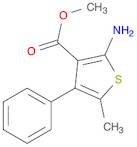 2-AMINO-5-METHYL-4-PHENYL-THIOPHENE-3-CARBOXYLIC ACID METHYL ESTER