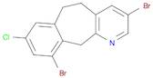 8-chloro-3,10-dibromo-5,6-dihydro-11H-benzo[5,6]cycloheptal[1,2-b]pyridin