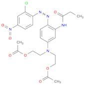 2-[N-(2-acetoxyethyl)-4-chloro-2-nitro-5-[2-(propionamido)anilino]anilino]ethyl acetate