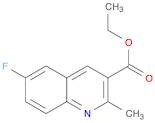 ETHYL 6-FLUORO-2-METHYLQUINOLINE-3-CARBOXYLATE