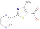 4-METHYL-2-(2-PYRAZINYL)-1,3-THIAZOLE-5-CARBOXYLIC ACID