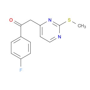 1-(4-Fluorophenyl)-2-(2-(methylthio)pyrimidin-4-yl)ethanone