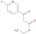 ETHYL 3-(6-CHLORO-3-PYRIDYL)-3-OXOPROPANOATE