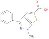 1-METHYL-3-PHENYL-1H-THIENO[2,3-C]PYRAZOLE-5-CARBOXYLIC ACID