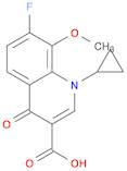 1-cyclopropyl-7-fluoro-8-methoxy-4-oxo-1,4-dihydroquinoline-3-carboxylic acid