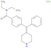 N,N-Diethyl-4-(phenyl-4-piperidinylidenemethyl)benzamide Hydrochloride