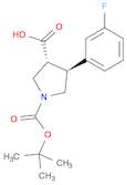 BOC-(TRANS)-4-(3-FLUORO-PHENYL)-PYRROLIDINE-3-CARBOXYLIC ACID