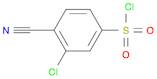 3-Chloro-4-cyano-benzenesulfonyl chloride