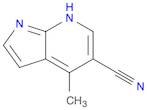 1H-Pyrrolo[2,3-b]pyridine-5-carbonitrile, 4-Methyl-