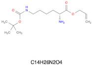 (R)-Allyl 2-amino-6-((tert-butoxycarbonyl)amino)hexanoate hydrochloride