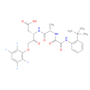 (S)-3-((S)-2-(2-(2-tert-butylphenylamino)-2-oxoacetamido)propanamido)-4-oxo-5-(2,3,5,6-tetrafluoro…