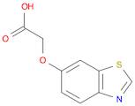 Acetic acid, (6-benzothiazolyloxy)- (9CI)