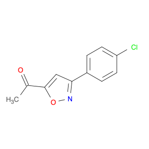 1-[3-(4-CHLOROPHENYL)-5-ISOXAZOLYL]-1-ETHANONE