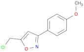 5-(CHLOROMETHYL)-3-(4-METHOXYPHENYL)ISOXAZOLE