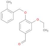 3-ETHOXY-4-[(2-METHYLBENZYL)OXY]BENZALDEHYDE