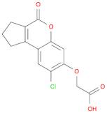 (8-CHLORO-4-OXO-1,2,3,4-TETRAHYDRO-CYCLOPENTA[C]CHROMEN-7-YLOXY)-ACETIC ACID