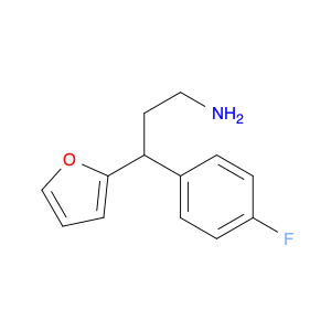 3-(4-FLUORO-PHENYL)-3-FURAN-2-YL-PROPYLAMINE