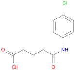 5-[(4-chlorophenyl)amino]-5-oxopentanoic acid