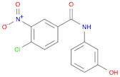 4-chloro-N-(3-hydroxyphenyl)-3-nitrobenzamide