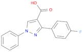 3-(4-FLUORO-PHENYL)-1-PHENYL-1H-PYRAZOLE-4-CARBOXYLIC ACID