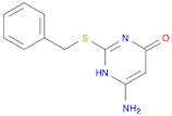 2-(BENZYLMERCAPTO)-4-HYDROXY-6-AMINOPYRIMIDINE