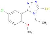 5-(5-Chloro-2-methoxyphenyl)-4-ethyl-4H-1,2,4-triazole-3-thiol