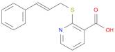 2-{[(2E)-3-phenylprop-2-en-1-yl]thio}nicotinic acid