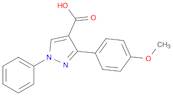 3-(4-METHOXY-PHENYL)-1-PHENYL-1H-PYRAZOLE-4-CARBOXYLIC ACID