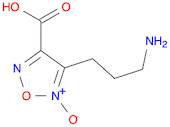 4-(3-aminopropyl)-1,2,5-oxadiazole-3-carboxylic acid 5-oxide