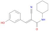 (2E)-2-cyano-N-cyclohexyl-3-(3-hydroxyphenyl)acrylamide