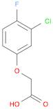 (3-CHLORO-4-FLUOROPHENOXY)ACETIC ACID