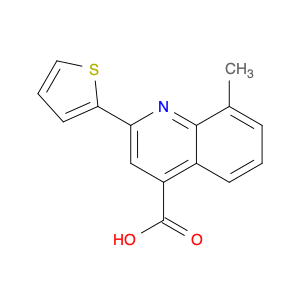 8-METHYL-2-THIEN-2-YLQUINOLINE-4-CARBOXYLIC ACID