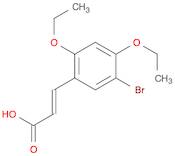 (2E)-3-(5-bromo-2,4-diethoxyphenyl)acrylic acid