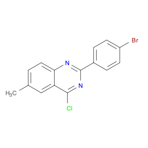 2-(4-BROMO-PHENYL)-4-CHLORO-6-METHYL-QUINAZOLINE