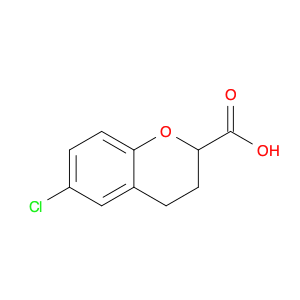 2H-1-BENZOPYRAN-2-CARBOXYLIC ACID, 6-CHLORO-3,4-DIHYDRO-