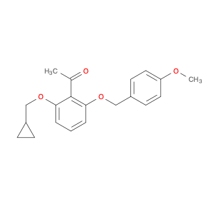 1-[2-(Cyclopropylmethoxy)-6-[(4-methoxyphenyl)methoxy]phenyl]ethanone