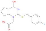 1H-CyclopentapyriMidine-1-acetic acid, 2-[[(4-fluorophenyl)Methyl]thio]-4,5,6,7-tetrahydro-4-oxo-