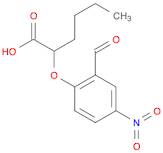 2-(2-forMyl-4-nitrophenoxy)hexanoic acid