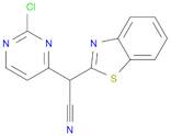 2-(benzo[d]thiazol-2-yl)-2-(2-chloropyriMidin-4-yl)acetonitrile